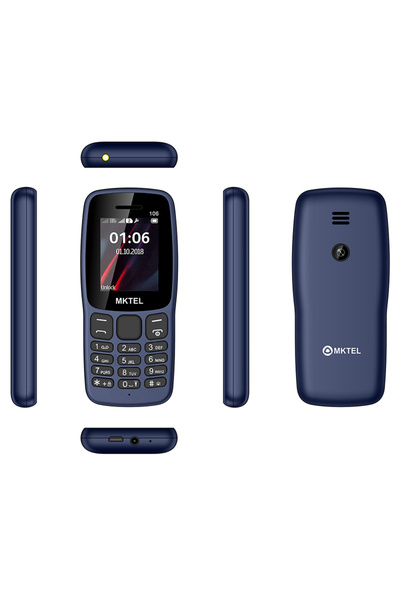Choice1 blue MKTEL 106 Feature Phone 800mAh Big Battery Dual SIM 1.77" Displa...
