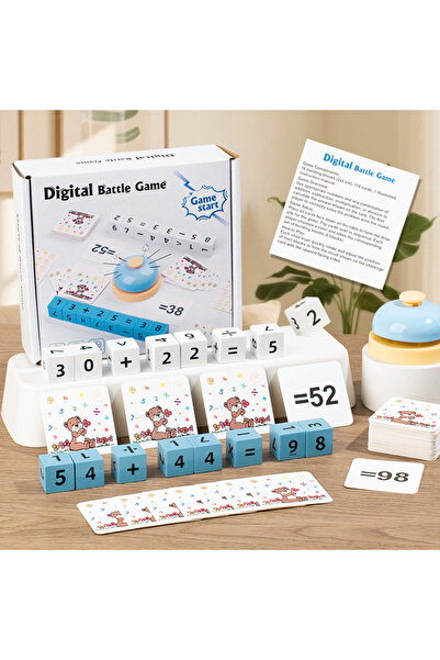 Choice number crunching Children's Wooden Digital Operation Block Mathematics...