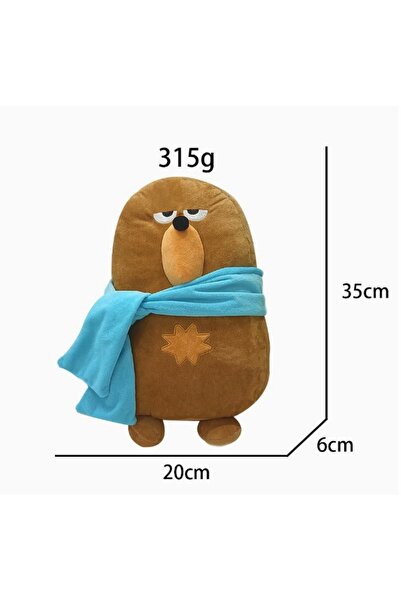 Choice brown bear Cartoon Duolingo Duo The Owl Plushie Green Soft Stuffed Ani...