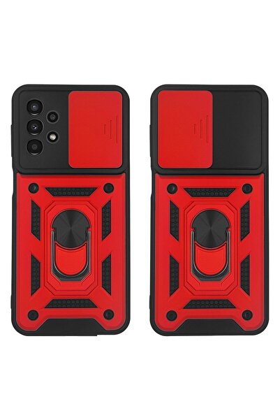 Sonique Θήκη Ring Armor CamPro για Samsung Galaxy A13 4G Κόκκινο