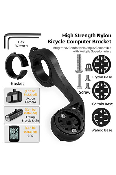 Choice Round Handlebar Bike Mount Cycling Computer Holder For /Bryton/Wahoo S...