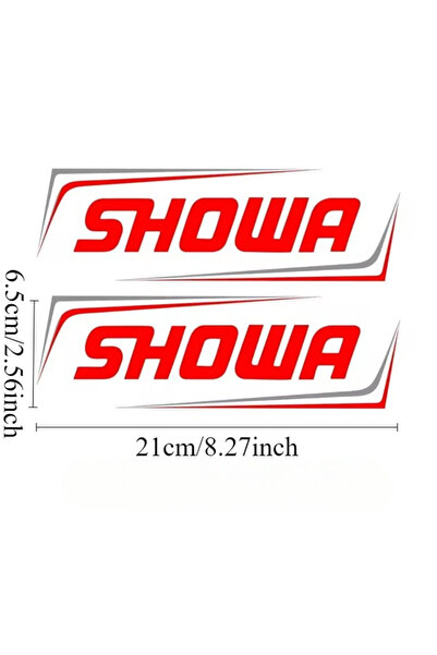 Choice4 S-Mall E 21x6.5CM 2PCS Motorcycle Stickers Motocross Front Forks Show...