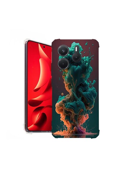bestcase Husă pentru Xiaomi Redmi Note 14 5G, Antișoc 1.5MM, Culori lichide, ...