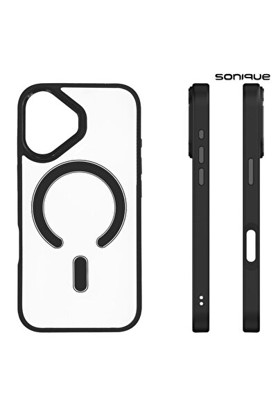Sonique Θήκη Magnetic MagMetal Apple iPhone 17 Μαύρο