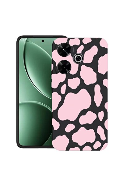 bestcase Θήκη για Xiaomi Redmi 13x με Σχέδιο Ροζ Αγελάδας, TPU Ματ Εξαιρετικά...