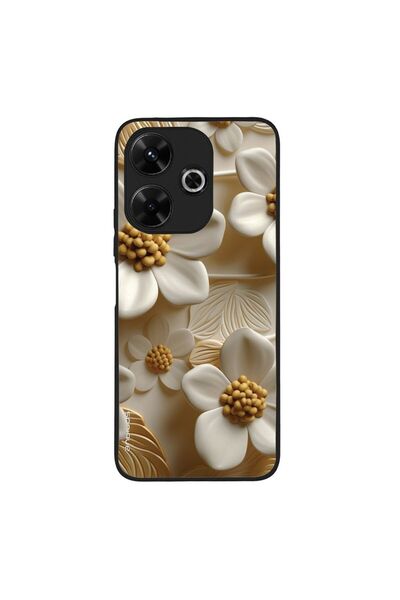 Sonique Θήκη 3D Flower Series για Xiaomi Redmi 13 4G / Poco M6 4G Λευκό