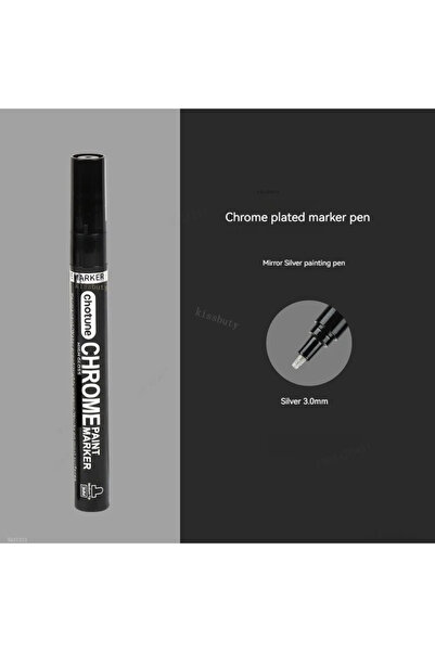 Choice5 Silver-3.0mm 1pc 3/1pcs Mirror Chrome Marker Pen Set, DIY Gold Silver...