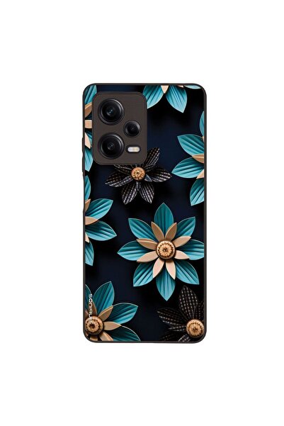 Sonique Θήκη 3D Flower Series για Xiaomi Redmi Note 12 Pro 5G Γαλάζιο