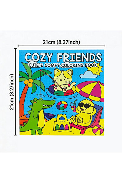 Choice Animal World 24 Pages, Healing Beginner Coloring Book, Animal Theme, S...