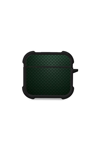 Sonique Θήκη Σιλικόνης Carbon Series για AirPods 4 Πράσινο