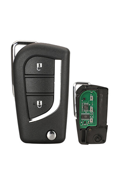 Choice1 مفتاح سيارة عن بعد بدون شريحة من Jingyuqin 2BTNS مع إنذار وشريحة 8A ب...