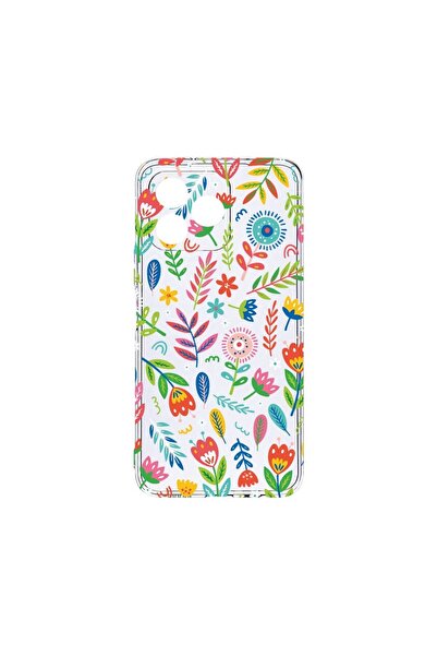 bestcase ¬Æ Husa Clear Silicon 2MM, Compatibila Cu Xiaomi Redmi 13, Happy Flo...