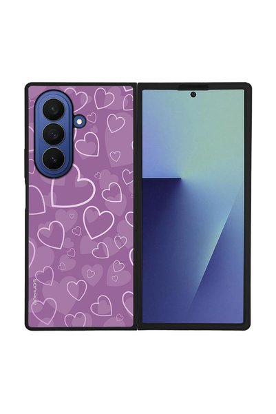 Sonique Θήκη Heart Series για Samsung Galaxy Z Fold 7 Βιολετί