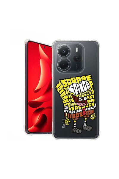 bestcase Калъф за Xiaomi Redmi Note 14 4G, Удароустойчив 1.5ММ, Калиграфия Сп...