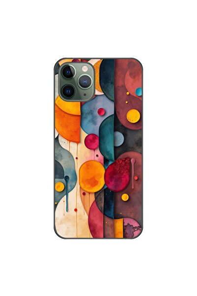OEM Husa compatibila cu Apple iPhone 11 Pro Max Silicon Gel Tpu Model Abstrac...