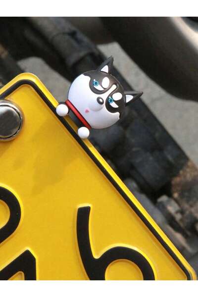 Choice1 Husky 3D Cute Husky Car Dashboard Ornament - Material, License Plate ...