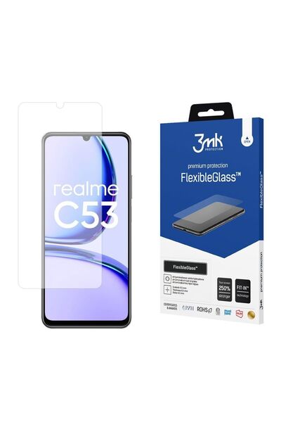 3MK Flexible Tempered Glass 7H Realme C51 / Realme C53 / Realme Note 50 4G