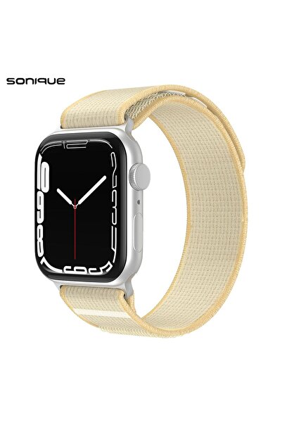 Sonique Λουράκι Nylon Loop Band για Apple Watch (38/40/41MM) Μπεζ