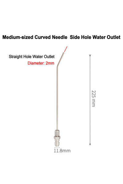 Choice1 PZ-004 Cleaning Needle Nozzle High Pressure 2.0mm Straight/Side Jet f...