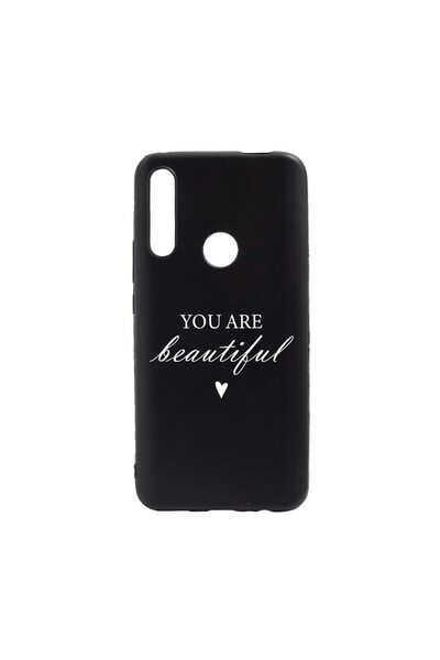 bestcase Силиконов калъф, съвместим с Xiaomi Redmi Note 8T, Ти си красива, ус...