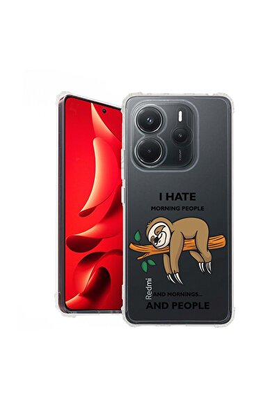 bestcase Θήκη για Xiaomi Redmi Note 14 5G, Αντικραδασμική 1.5MM, I Hate Morni...