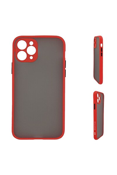 Sonique Θήκη Σιλικόνης Color Button Bumper Apple iPhone 11 Pro Κόκκινο