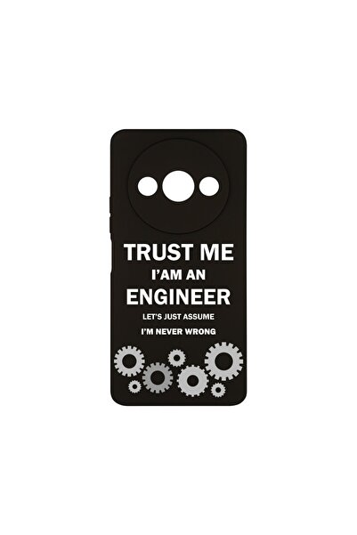 bestcase ¬Æ Husa Slim Silicon pentru Xiaomi Redmi A3, Trust me I'm an enginee...
