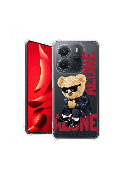 bestcase Husă pentru Xiaomi Redmi Note 14 4G, Antișoc 1.5MM, Ursuleț de pluș ...