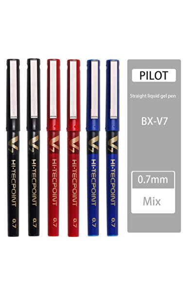 Choice3 مجموعة أقلام جل يابانية متنوعة من PILOT، 6 قطع، طراز BX-V7، أقلام سائ...