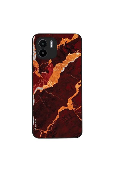 Sonique Θήκη Marble Series για Xiaomi Redmi A1 / Redmi A2 Κόκκινο