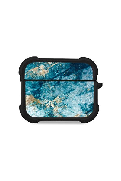 Sonique Θήκη Σιλικόνης Marble Series για AirPods Pro 3 Μπλε