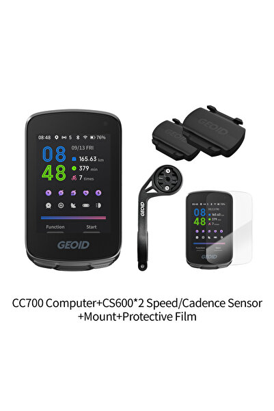 Choice3 CC700 with 2 CS600 GEOID CC700 GPS Bike Computer 2.8-inch Color Scree...