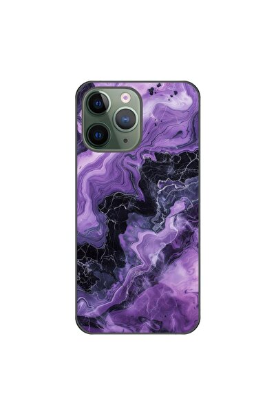 OEM Husa compatibila cu Apple iPhone 11 Pro Silicon Gel Tpu Model Abstract Pu...