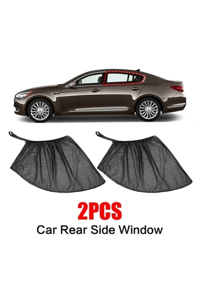 choice2 Car rear window 1Pair Car Window Sunshade Mesh Auto Rear Side Window ...