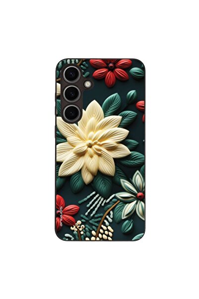 Sonique Θήκη 3D Flower Series για Samsung Galaxy S24 Plus Πράσινο