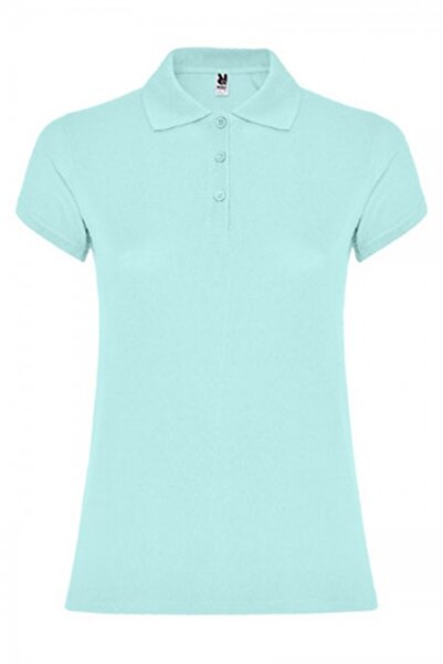 ROLY Women's polo shirt, 100% cotton, Star, green mint