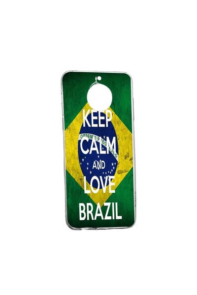 bestcase Husa Silicon Football, Brazil, Compatibila cu Xiaomi Redmi Note 9 Pr...