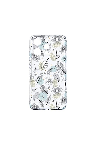 bestcase Διαφανής Θήκη Σιλικόνης 2MM, Συμβατή με Xiaomi Redmi 12 4G, Λουλούδι...