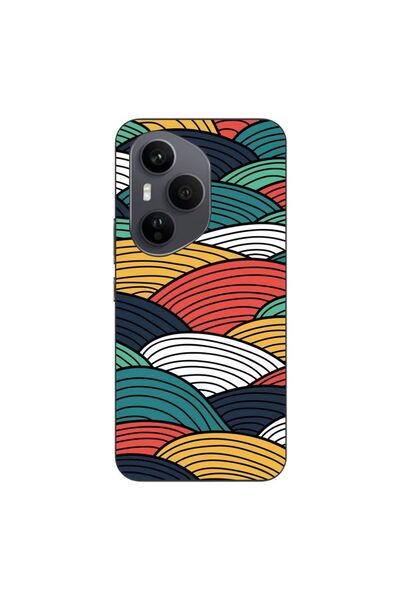 OEM Husa compatibila cu Honor 400 Pro Silicon Gel Tpu Model Abstract Striped ...