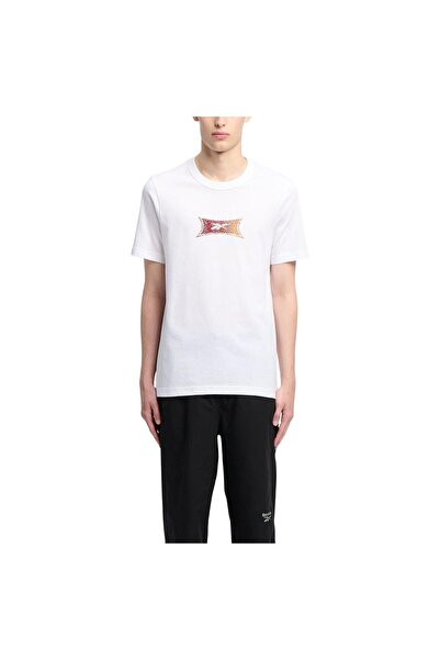 Reebok Tricou bărbătesc cu mânecă scurtă, cu imprimeu grafic, Hype, mărimea M