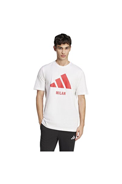adidas Tricou Milan cu mânecă scurtă pentru bărbați, mărimea M