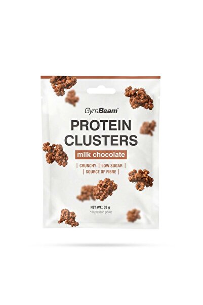 GymBeam Protein Clusters 10 x 33 g milk chocolate
