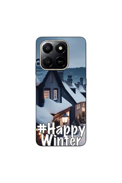 OEM Husa compatibila cu Honor X7d Silicon Gel Tpu Model Happy Winter