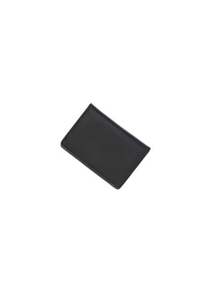 ButicCochet Portcard, din piele naturală, Buticcochet, 10x7x1 cm, Negru - PR1032