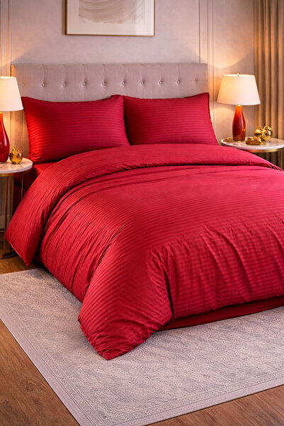 HAMRALİFE Double Cotton Satin Double Duvet Cover Set 200 X 220