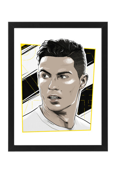 Boomah Accessories Cristiano Ronaldo Illustration Poster with Frame 50x40cm
