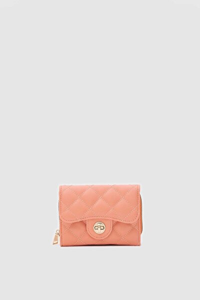 Shule Bags Coco Embroidery Detailed Zippered Women's Wallet Yavruağzı