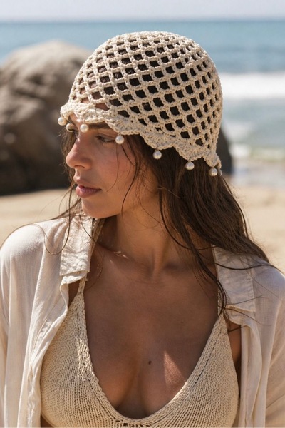 keisy Hand Knitted Premium Mesh Bandana