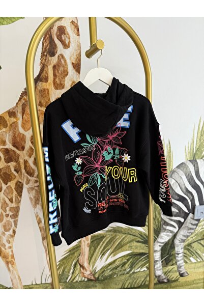 Unisex Çocuk Kapüşonlu Sweat