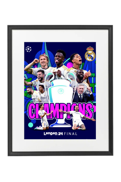 Boomah Accessories Real Madrid Champion of Champions League, UCL 2024, Soccer...